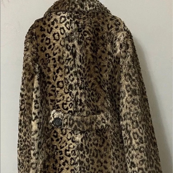 Leopard Faux Fur Coat - Picture 3 of 6
